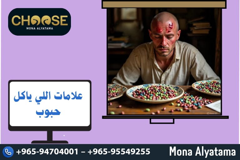 علامات اللي ياكل حبوب
